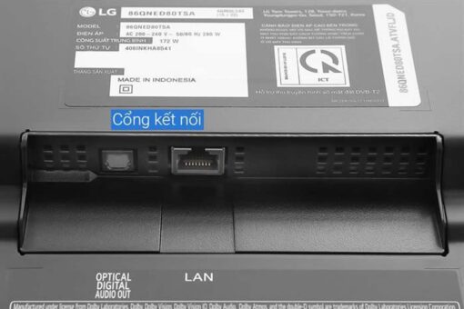 Tivi LG 86QNED80TSA 86 inch 4K QNED Smart 7