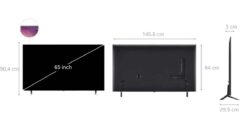 kich thuoc Tivi LG 65QNED80SRA 65 inch 4K QNED Smart