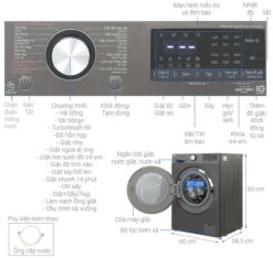may giat say lg inverter giat 14 kg say 10 kg fv1411d4b note 638633828606724784