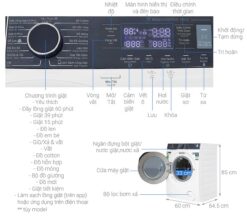 thong so ky thuat May giat Electrolux EWF1142Q7WB 11Kg long ngang inverter