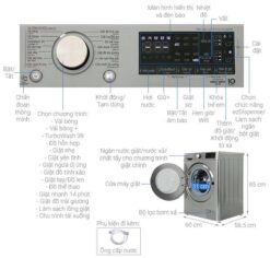 thong so ky thuat May giat LG FV1412S3PA 12Kg long ngang inverter