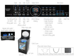 thong so ky thuat May giat Panasonic NA FD10AR1BV 10.5Kg long dung inverter