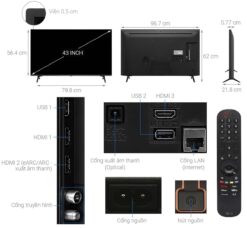 thong so ky thuat Tivi LG 43UT8050PSB 43 inch 4K LED Smart