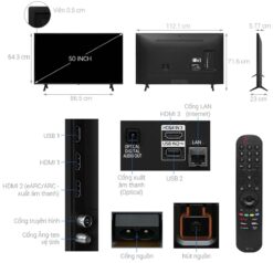 thong so ky thuat Tivi LG 50NANO81TSA 50 inch 4K NanoCell Smart