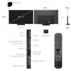 thong so ky thuat Tivi LG 55C3PSA 55 inch 4K OLED Smart