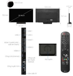 thong so ky thuat Tivi LG 55C4PSA 55 inch 4K OLED Smart