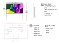 thong so ky thuat Tivi LG 55LX1TPSA OLED 55 inch 4K OLED Smart