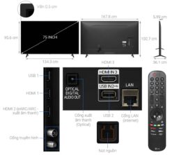 thong so ky thuat Tivi LG 75NANO81TSA 75 inch 4K NanoCell Smart