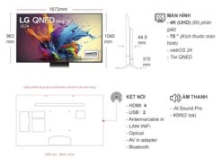 thong so ky thuat Tivi LG 75QNED91TSA 75 inch 4K QNED Smart