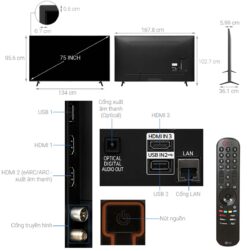 thong so ky thuat Tivi LG 75UT8050PSB 75 inch 4K LED Smart