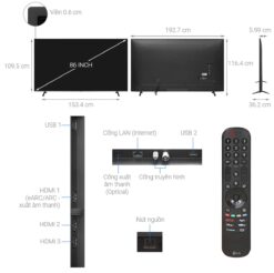 thong so ky thuat Tivi LG 86UT8050PSB 86 inch 4K LED Smart