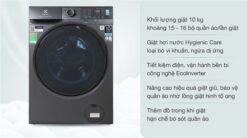 tinh nang May giat Electrolux EWF1024P5SB 10Kg long ngang inverter