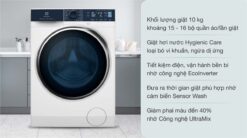 tinh nang May giat Electrolux EWF1042Q7WB 10Kg long ngang inverter