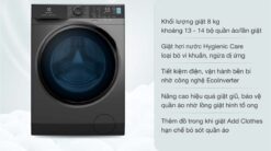 tinh nang May giat Electrolux EWF8024P5SB 8Kg long ngang inverter