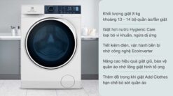 tinh nang May giat Electrolux EWF8024P5WB 8Kg long ngang inverter