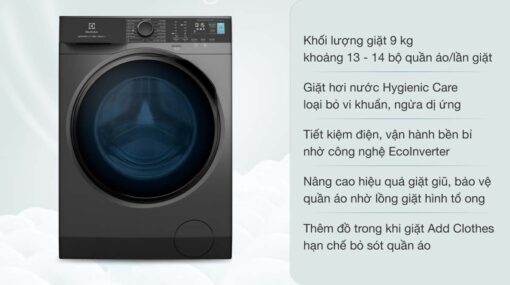 tinh nang May giat Electrolux EWF9024P5SB 9Kg long ngang inverter