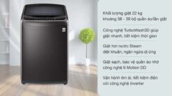 tinh nang May giat LG TH2722SSAK 22Kg long dung inverter