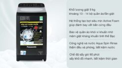 tinh nang May giat Panasonic NA F90A9DRV 9Kg long dung