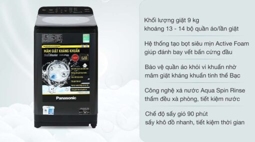 tinh nang May giat Panasonic NA F90A9DRV 9Kg long dung