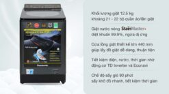 tinh nang May giat Panasonic NA FD125V1BV 12.5Kg long dung inverter
