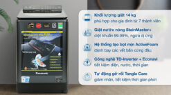 tinh nang May giat Panasonic NA FD14V1BRV 14Kg long dung inverter