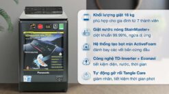 tinh nang May giat Panasonic NA FD16V1BRV 16Kg long dung inverter