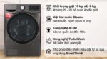 Máy giặt sấy LG F2515RTGB 15kg 8kg inverter - Ảnh 2