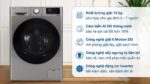 Máy giặt sấy LG FV1410D4P 10kg 6kg inverter - Ảnh 2