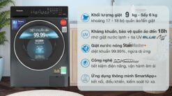 tinh nang May giat say Panasonic NA S96FR1BVT giat 9kg say 6kg long ngang