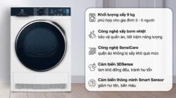 tinh nang May say quan ao Electrolux EDH903R9WB 9Kg