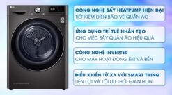 tinh nang May say quan ao LG DVHP09B 9Kg inverter