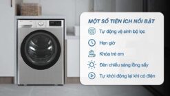 tinh nang May say quan ao LG DVHP50P 10.5Kg inverter