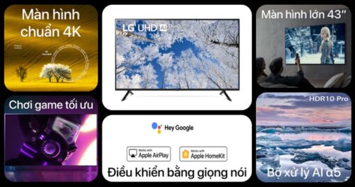 tinh nang Tivi LG 43UQ7050PSA 43 inch 4K LED Smart