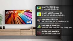 tinh nang Tivi LG 43UT8050PSB 43 inch 4K LED Smart