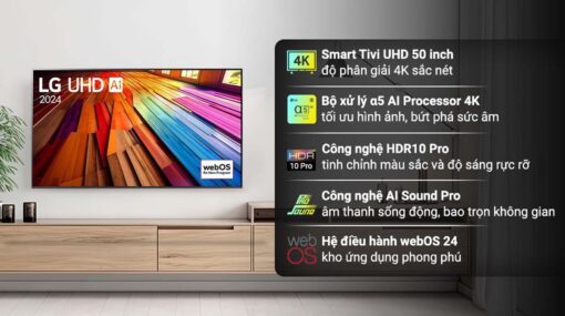 tinh nang Tivi LG 50UT8050PSB 50 inch 4K LED Smart