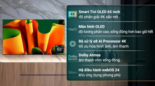 tinh nang Tivi LG 65B4PSA 65 inch 4K OLED Smart