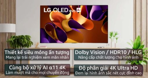 tinh nang Tivi LG 97G4PSA 97 inch 4K OLED Smart