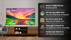 tinh nangTivi LG 55QNED80SRA 55 inch 4K QNED Smart