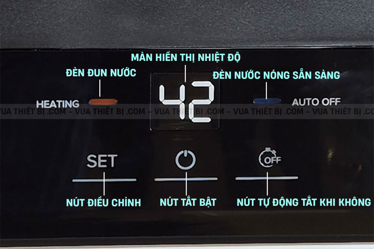 Bảng điều khiển Bình nóng lạnh ARISTON SLIM3 20 30 LUX 20L lít SL3 ngang gián tiếp