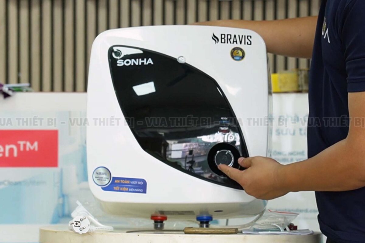Bình nóng lạnh Sơn Hà BRAVIS SHB-15V 15L lít vuông - Ảnh 3