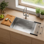 Chậu rửa bát inox Hafele WS R10 HS24-SSN1S-8644 567.24.477 1 hố - Ảnh 6
