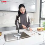 Chậu rửa bát inox KONOX TARI 7851SR 1 hố - Ảnh 7