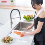 Chậu rửa bát inox KONOX TARI 8748SR 1 hố - Ảnh 8