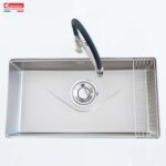 Chậu rửa bát inox KONOX TARI 8748SR Basic 1 hố - Ảnh 4