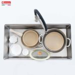 Chậu rửa bát inox KONOX TARI 8748SR Basic 1 hố - Ảnh 5