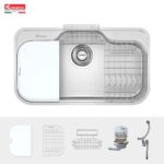 Chậu rửa bát inox KONOX TARI 9051SR 1 hố - Ảnh 2