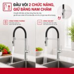 Vòi rửa bát HAFELE HT24-SH1F527 570.85.051 rút dây nóng lạnh - Ảnh 4