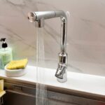 Vòi rửa bát INAX SFV-907SX nóng lạnh rút dây - Ảnh 3