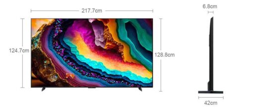 kich thuoc Tivi TCL 98P745 98 inch 4K LED Google