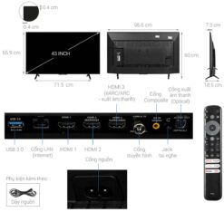 thong so ky thuat Tivi TCL 43P79B 43 inch 4K LED Google